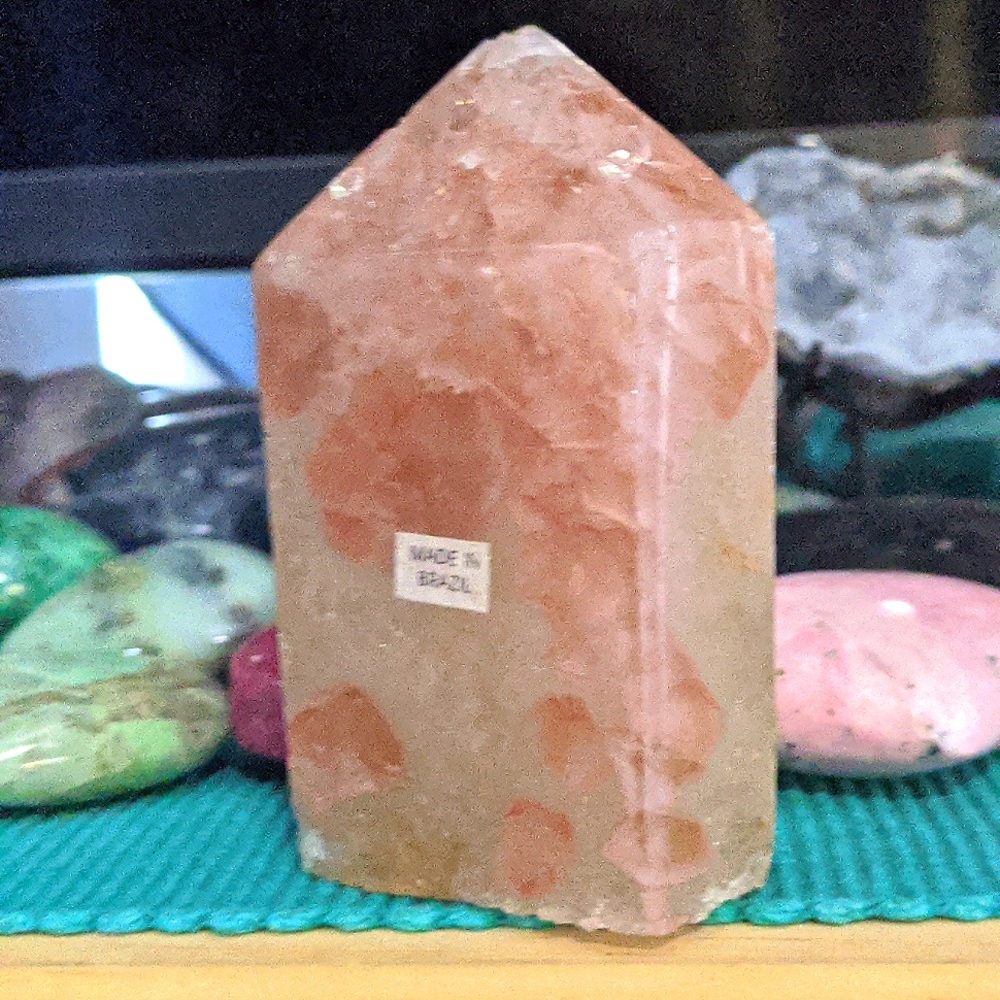 Pink Amethyst Druzy tower - Picture 2 of 6